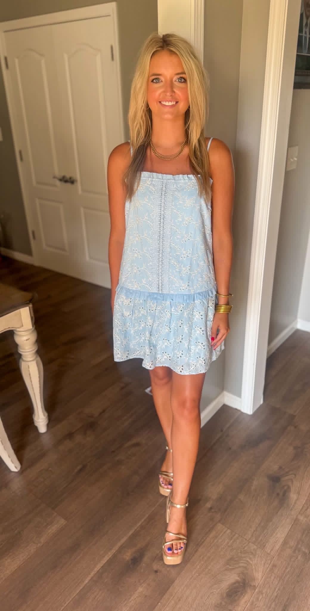 Day + Moon Eyelet Dress