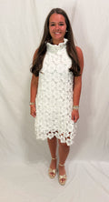 Style U White Floral Laced Dress